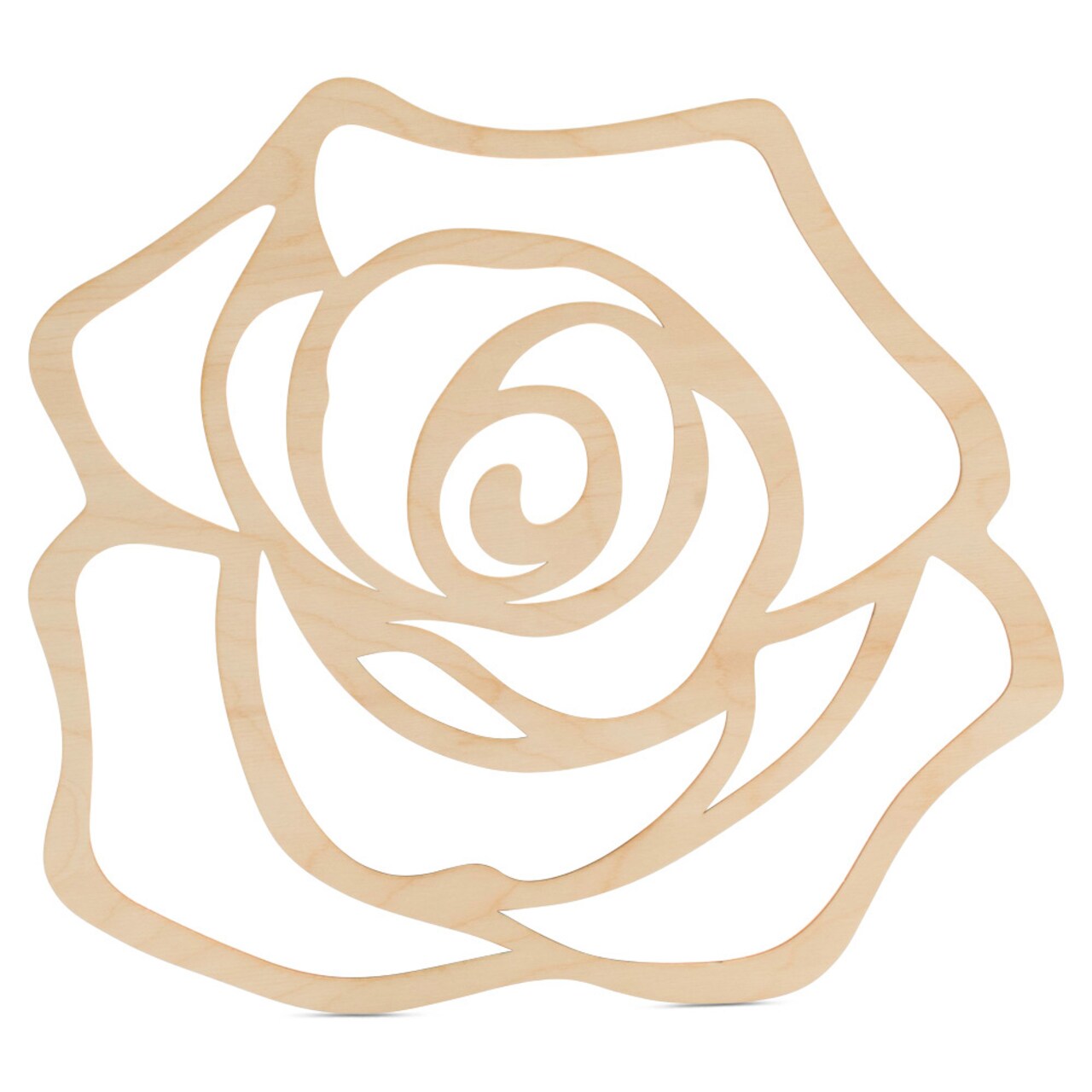 DIY Wood Rose Plate Charger, Multiple Sizes, Valentine Craft, Gift & Party Decor | Woodpeckers